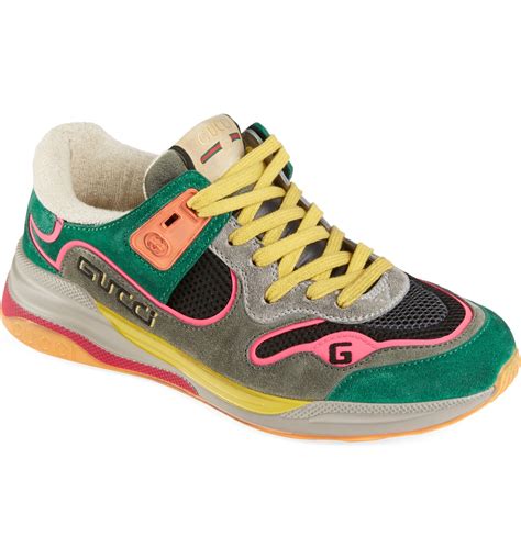 gucci women's ultrapace sneaker|gucci leather high top sneaker.